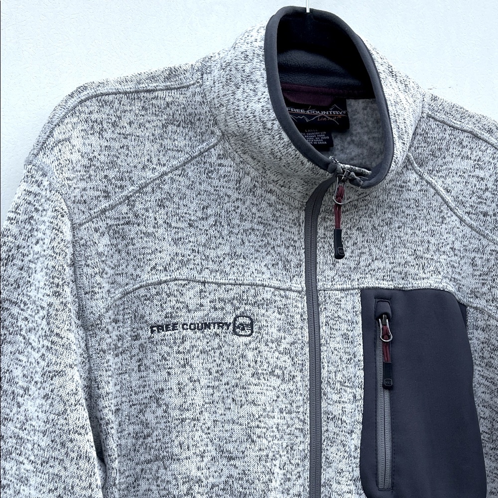 Free Country Zipped Jacket- L - Picture 6 of 14